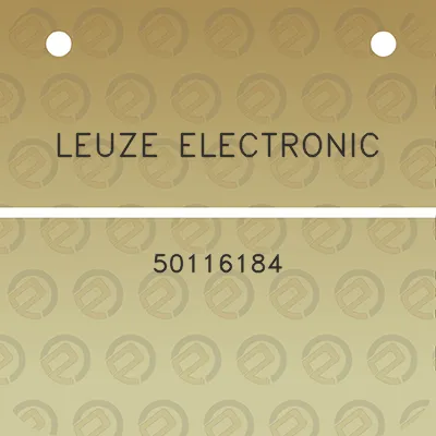 leuze-electronic-50116184