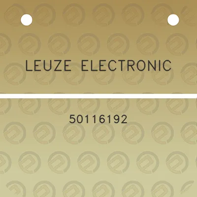 leuze-electronic-50116192