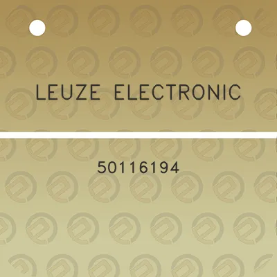 leuze-electronic-50116194