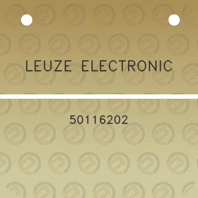 leuze-electronic-50116202