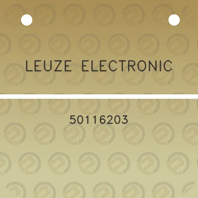 leuze-electronic-50116203