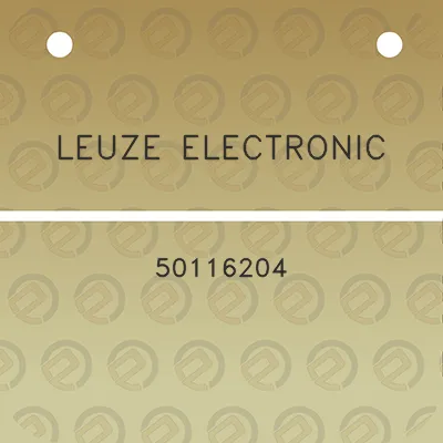 leuze-electronic-50116204