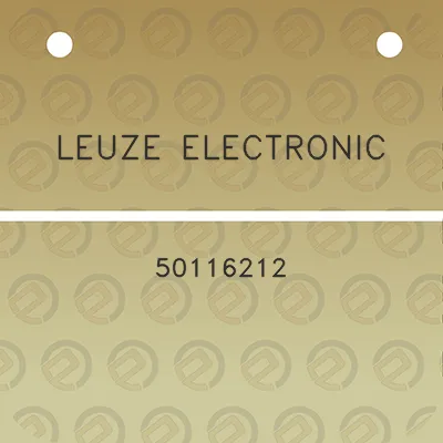 leuze-electronic-50116212