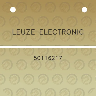 leuze-electronic-50116217