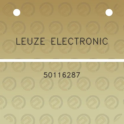 leuze-electronic-50116287