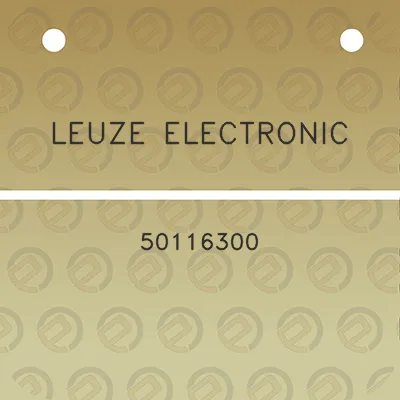 leuze-electronic-50116300