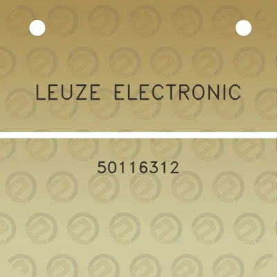 leuze-electronic-50116312