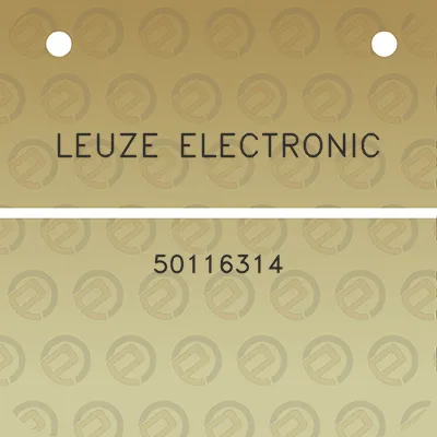 leuze-electronic-50116314