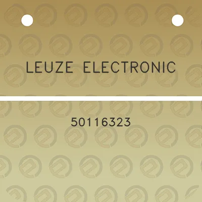 leuze-electronic-50116323