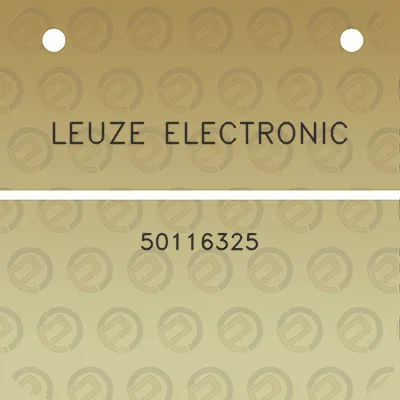 leuze-electronic-50116325