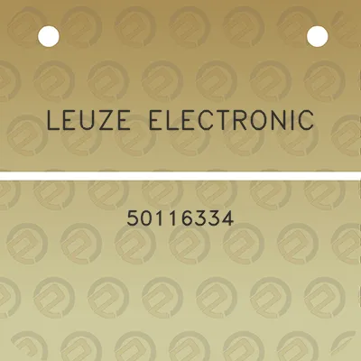 leuze-electronic-50116334