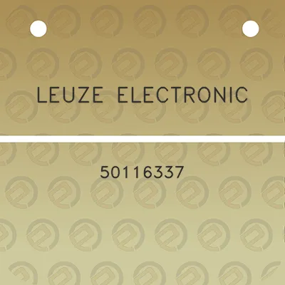 leuze-electronic-50116337