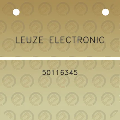 leuze-electronic-50116345