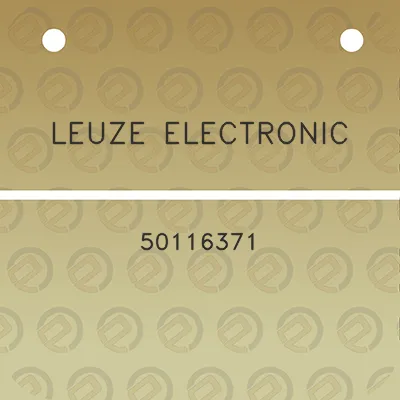 leuze-electronic-50116371