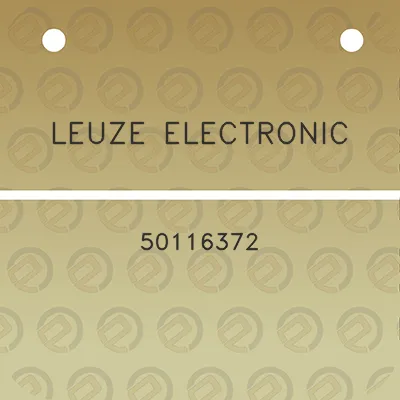 leuze-electronic-50116372