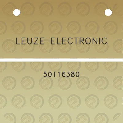 leuze-electronic-50116380