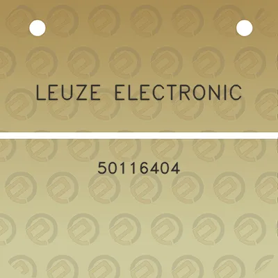 leuze-electronic-50116404