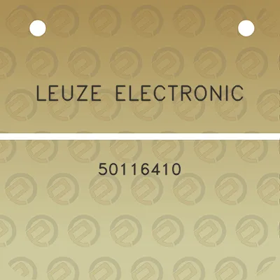 leuze-electronic-50116410