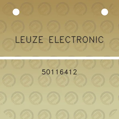 leuze-electronic-50116412