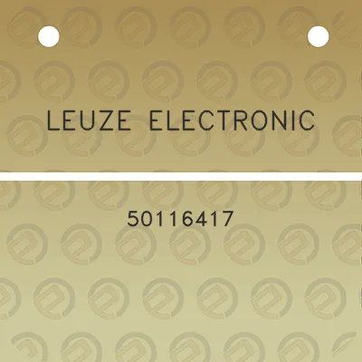 leuze-electronic-50116417