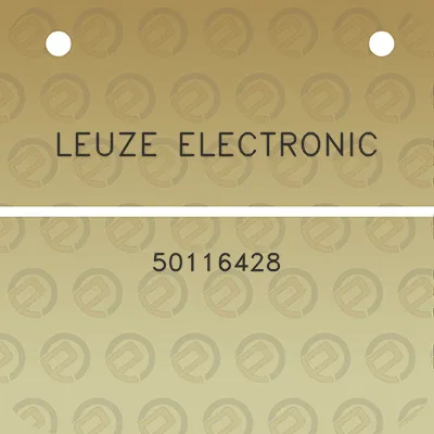 leuze-electronic-50116428