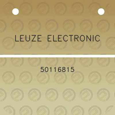 leuze-electronic-50116815