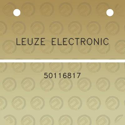 leuze-electronic-50116817