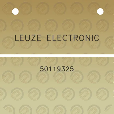 leuze-electronic-50119325