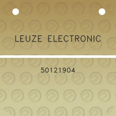 leuze-electronic-50121904