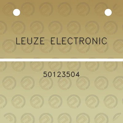 leuze-electronic-50123504