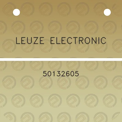 leuze-electronic-50132605