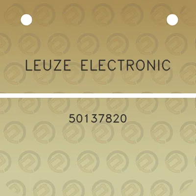 leuze-electronic-50137820