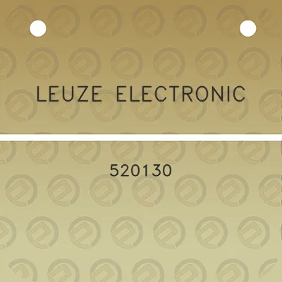 leuze-electronic-520130