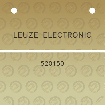 leuze-electronic-520150