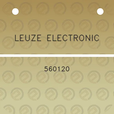 leuze-electronic-560120