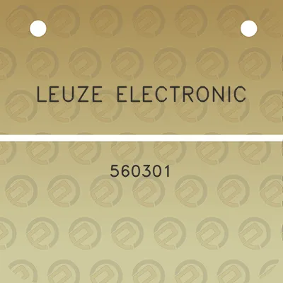 leuze-electronic-560301