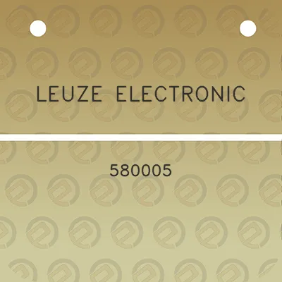 leuze-electronic-580005