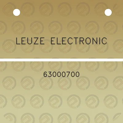 leuze-electronic-63000700