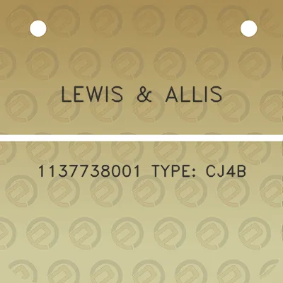 lewis-allis-1137738001-type-cj4b