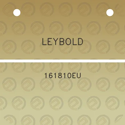 leybold-161810eu