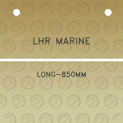 lhr-marine-long-850mm