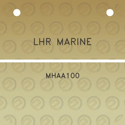 lhr-marine-mhaa100