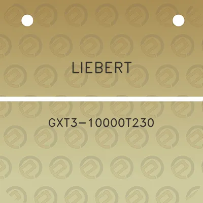 liebert-gxt3-10000t230