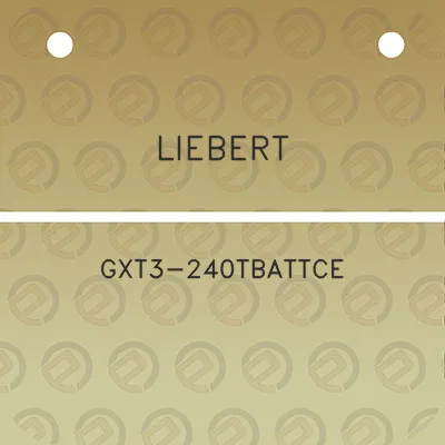 liebert-gxt3-240tbattce