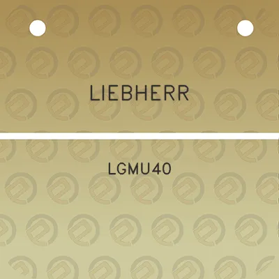 liebherr-lgmu40