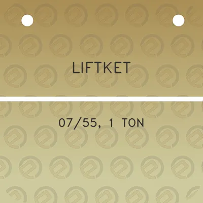 liftket-0755-1-ton