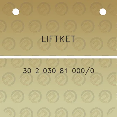 liftket-30-2-030-81-0000