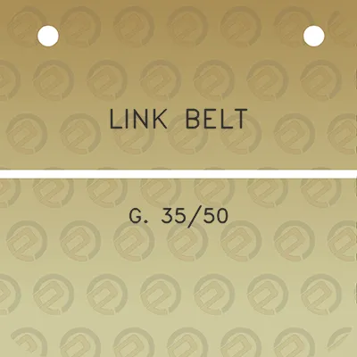 link-belt-g-3550