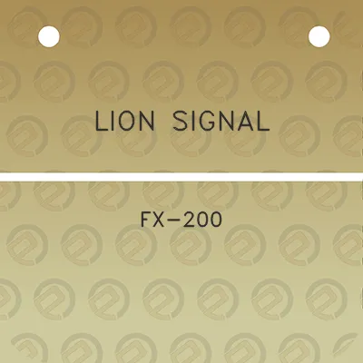 lion-signal-fx-200