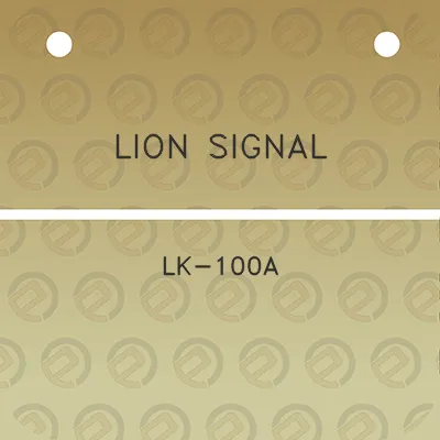 lion-signal-lk-100a